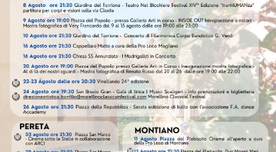 EVENTI AGOSTO 2025 EVENTI AGOSTO 2025